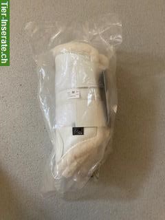 NEU - Pferde-Gamaschen HKM Comfort Gr. M, weiss