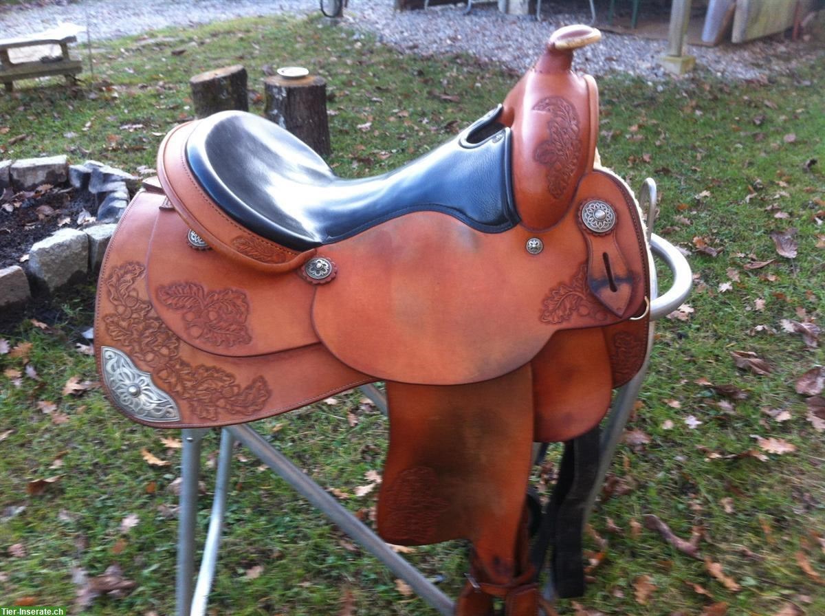 Rieser Westernsattel 15.5 Zoll Flexi-Plates