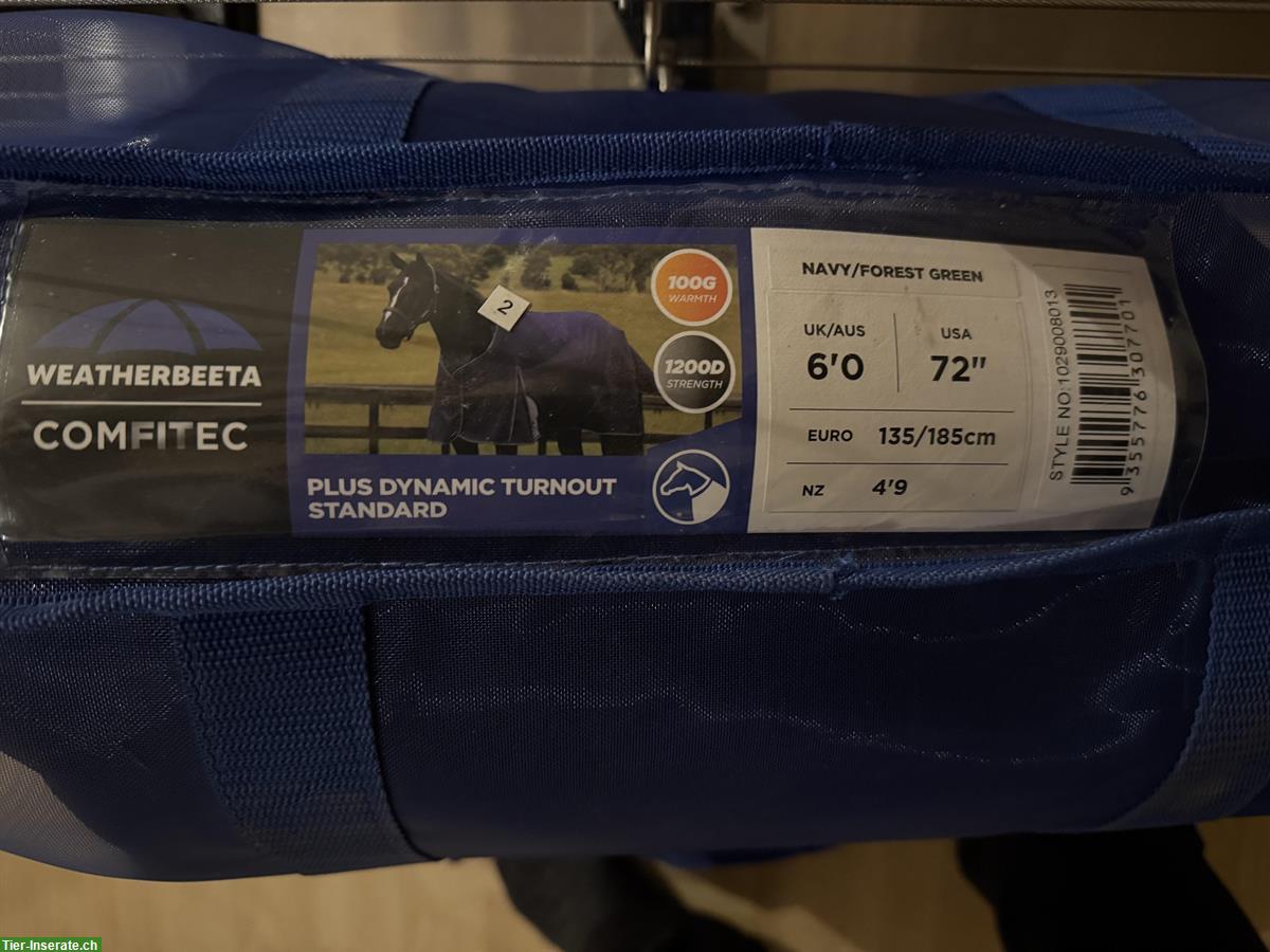 Bild 4: WeatherBeeta Pferdedecke 135cm, neuwertig