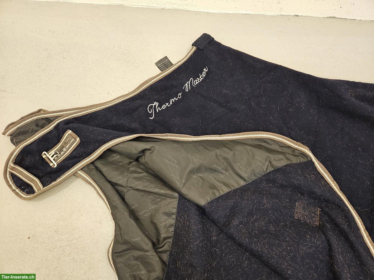 Pferdedecke Fleece-Walker Thermo Master, 155cm, blau