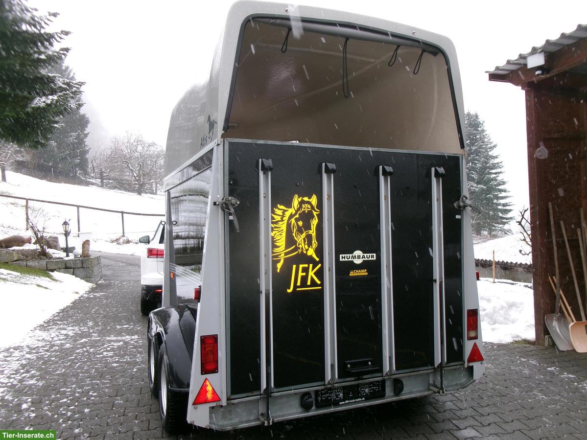 Bild 3: 2er Pferdeanhänger Humbaur Vollpolyester frisch ab MFK
