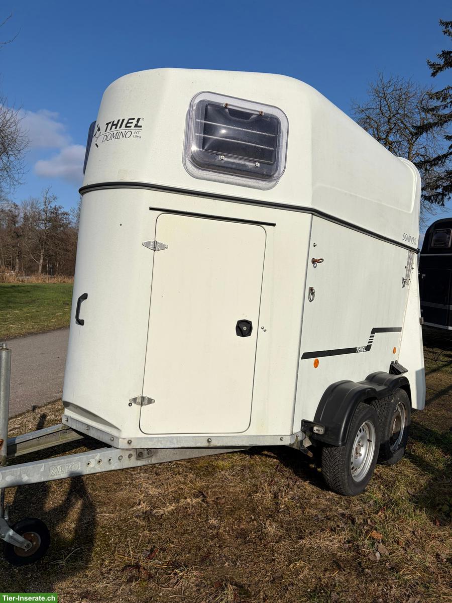 Bild 2: Thiel 2er Pferdeanhänger Domino HT zu verkaufen
