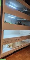 Terrarack 120x60x30 mit Heatpanel & LED-Beleuchtung