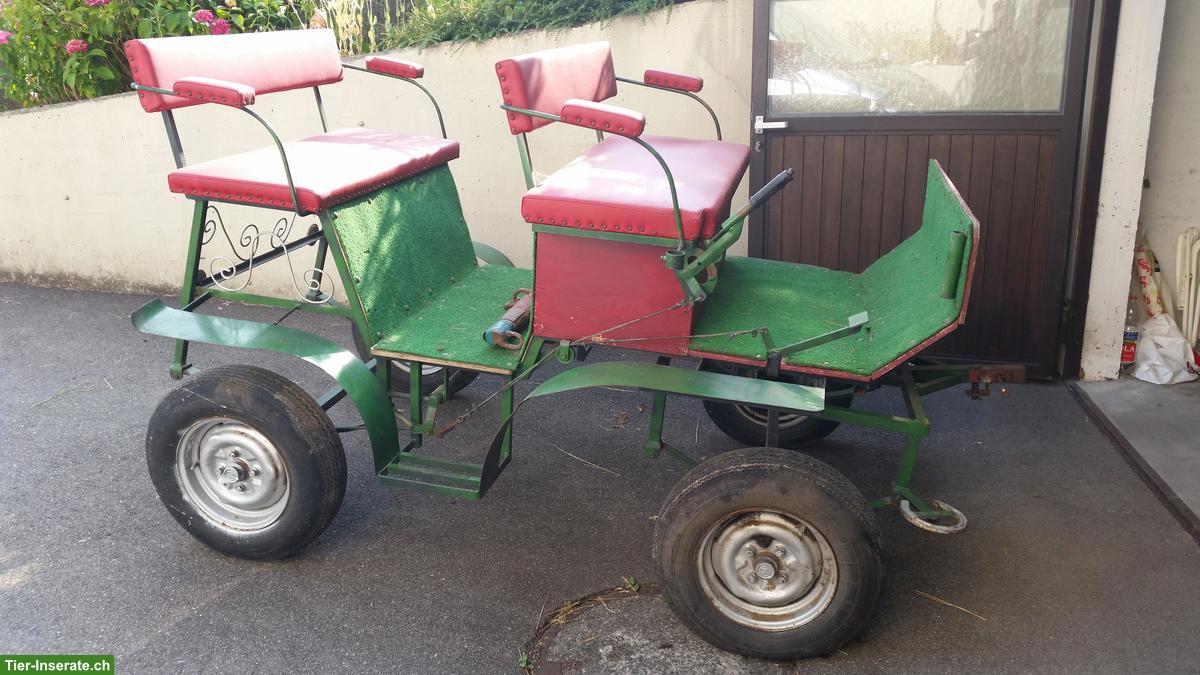 Bild 4: Ponykutsche, zweispänner, günstig abzugeben