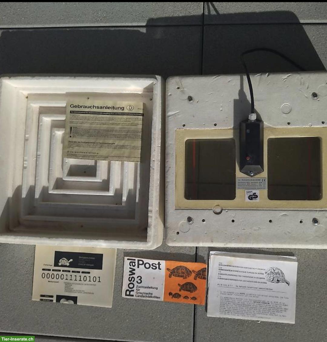 Schildkröten-Brutkasten und Heizkabel