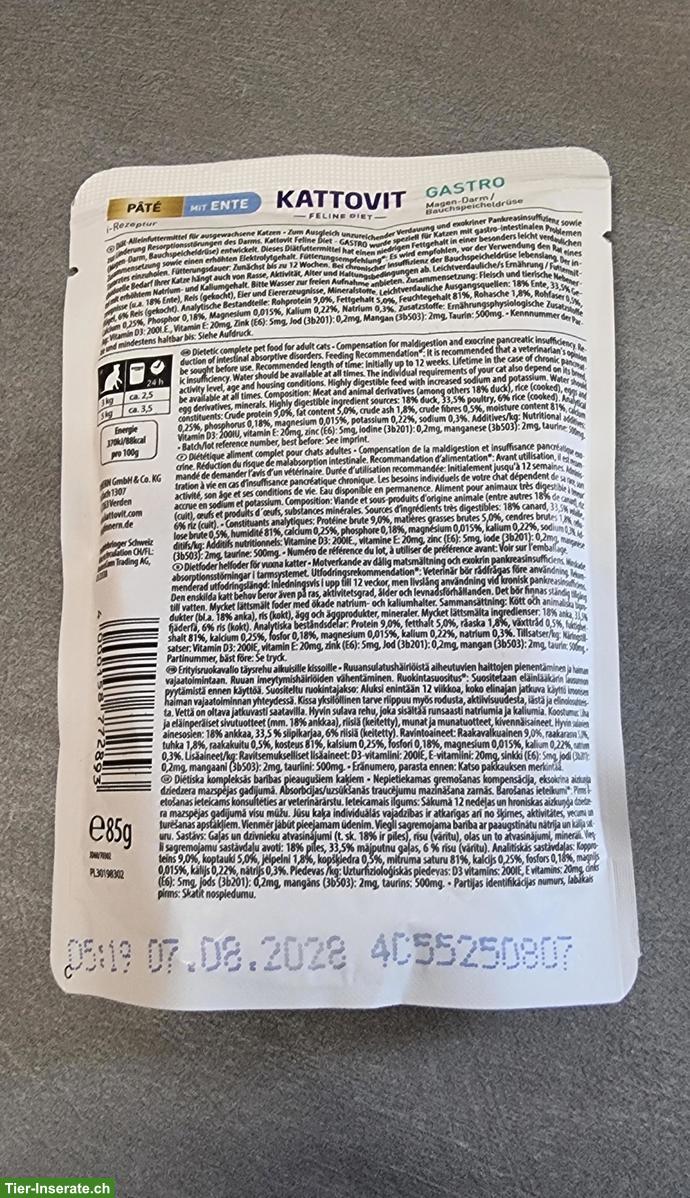 Bild 3: Katzen Nassfutter: Kattovit Feline Diet zu verkaufen