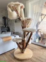 NATURHOLZ Katzenbaum Kratzbaum MASSIV HANDWERK TOP