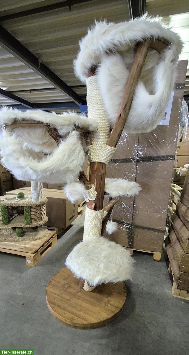 Bild 2: NATURHOLZ Katzenbaum Kratzbaum MASSIV HANDWERK TOP