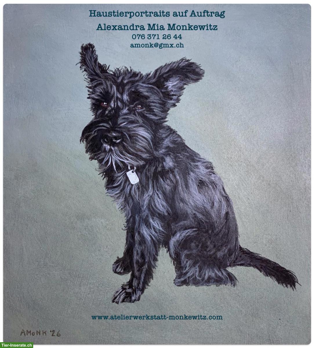 Tierportrait zeichnen lassen - professionelle Tierportraitmalerei