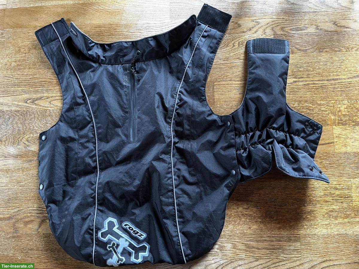 Bild 3: Rogz Hundemantel, schwarz, 50cm Rückenlänge