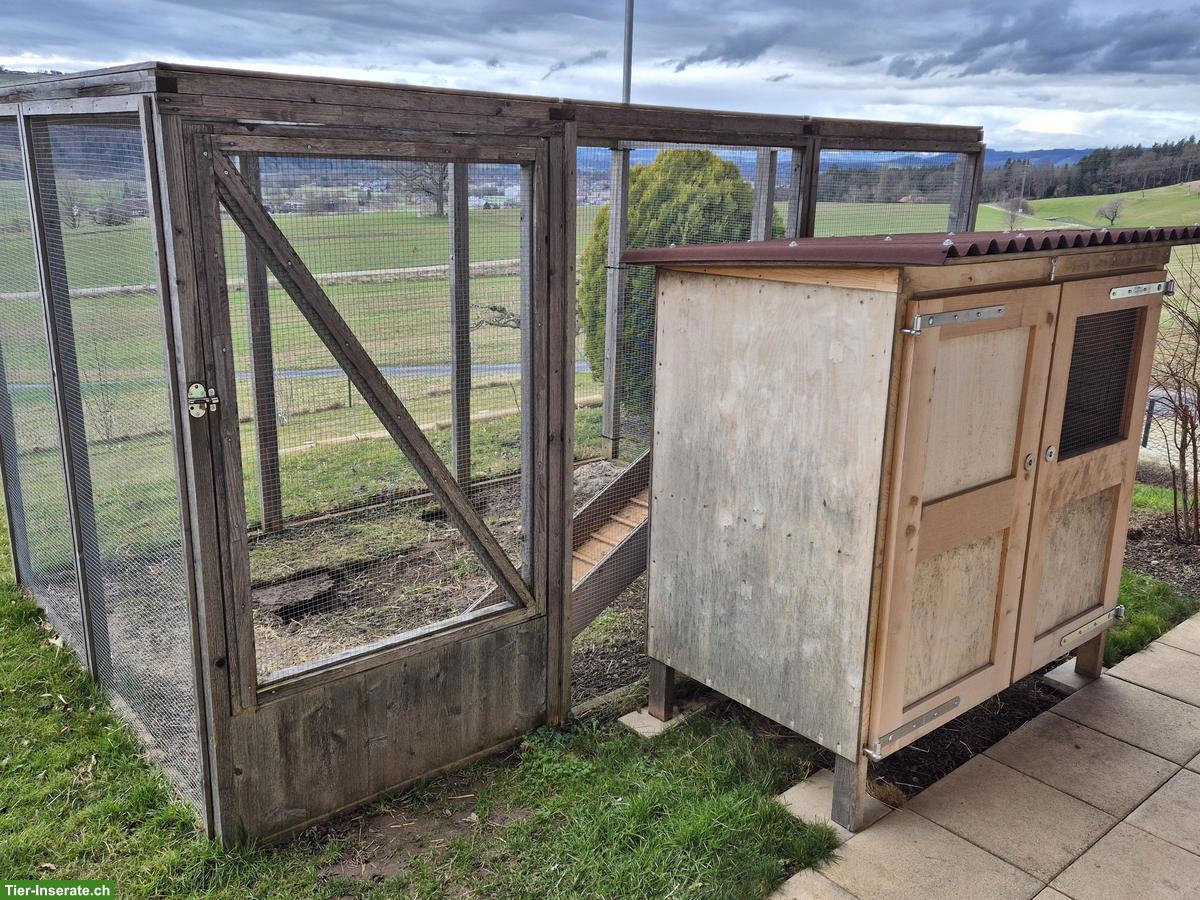 Kleintierstall mit Auslauf zu verkaufen