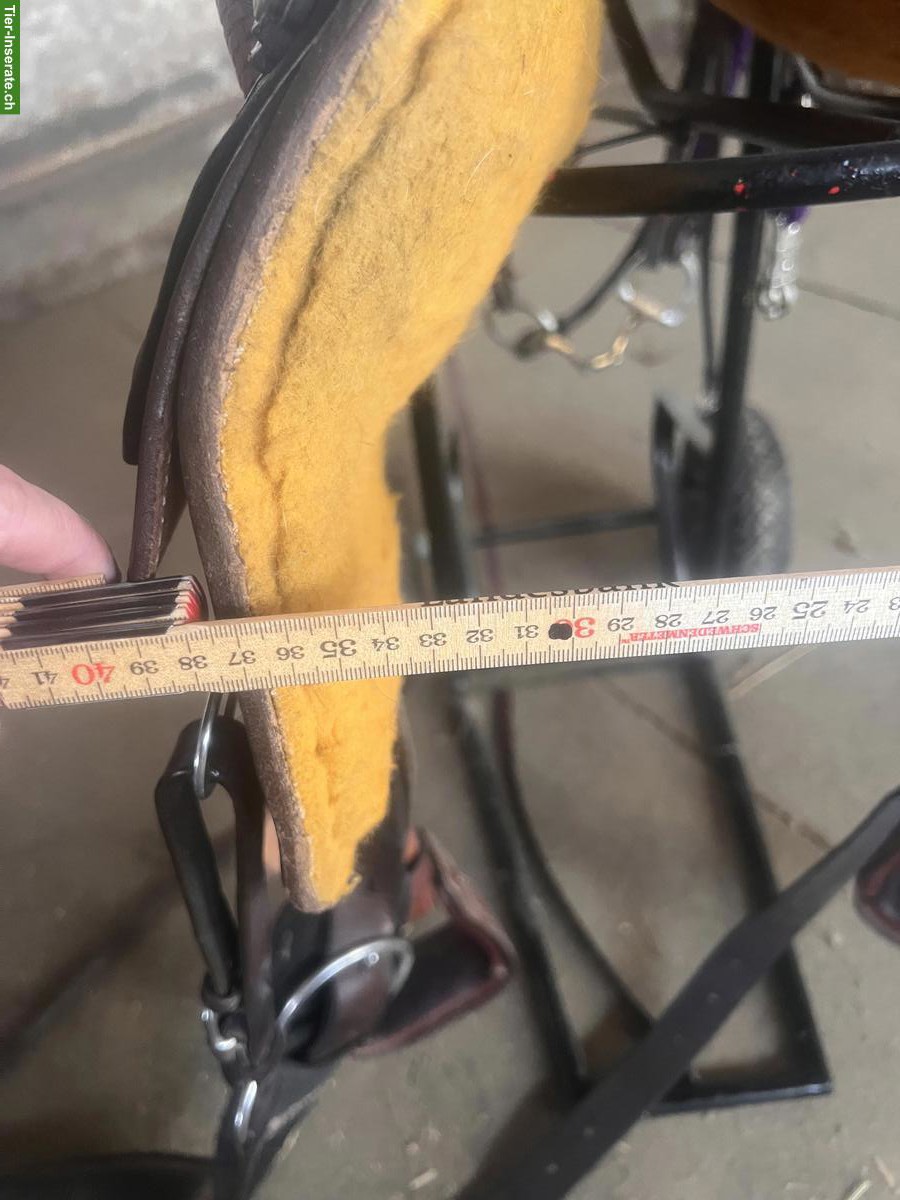 Bild 8: Westernsattel, selten gebraucht, mit Zubehör