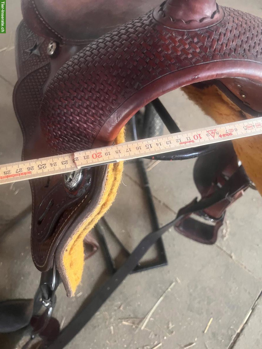 Bild 9: Westernsattel, selten gebraucht, mit Zubehör