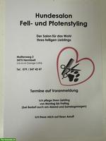 Hundesalon hat noch freie Termine