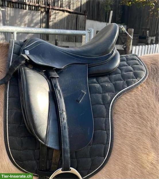 Ponysattel, Massimo Basso, 15 Zoll, weite Kammer