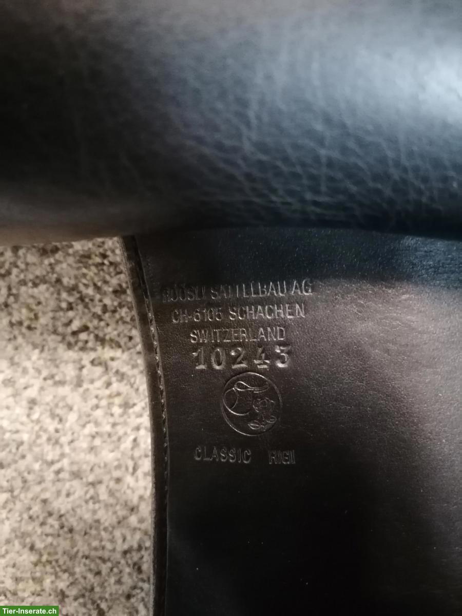 Bild 3: Röösli Dressursattel 17.5 Zoll, schwarz