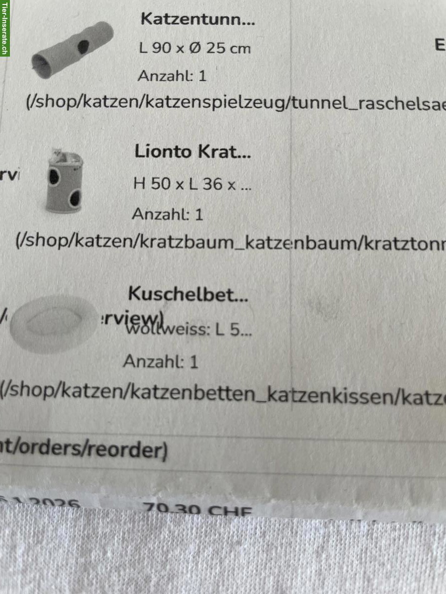 Bild 4: Katzentonne, Kuschelbett, Katzentunnel zu verkaufen