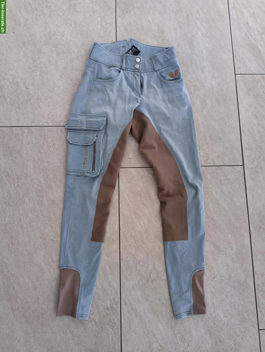 Jeans-Reithose, Wanderreithose, Gr. 34