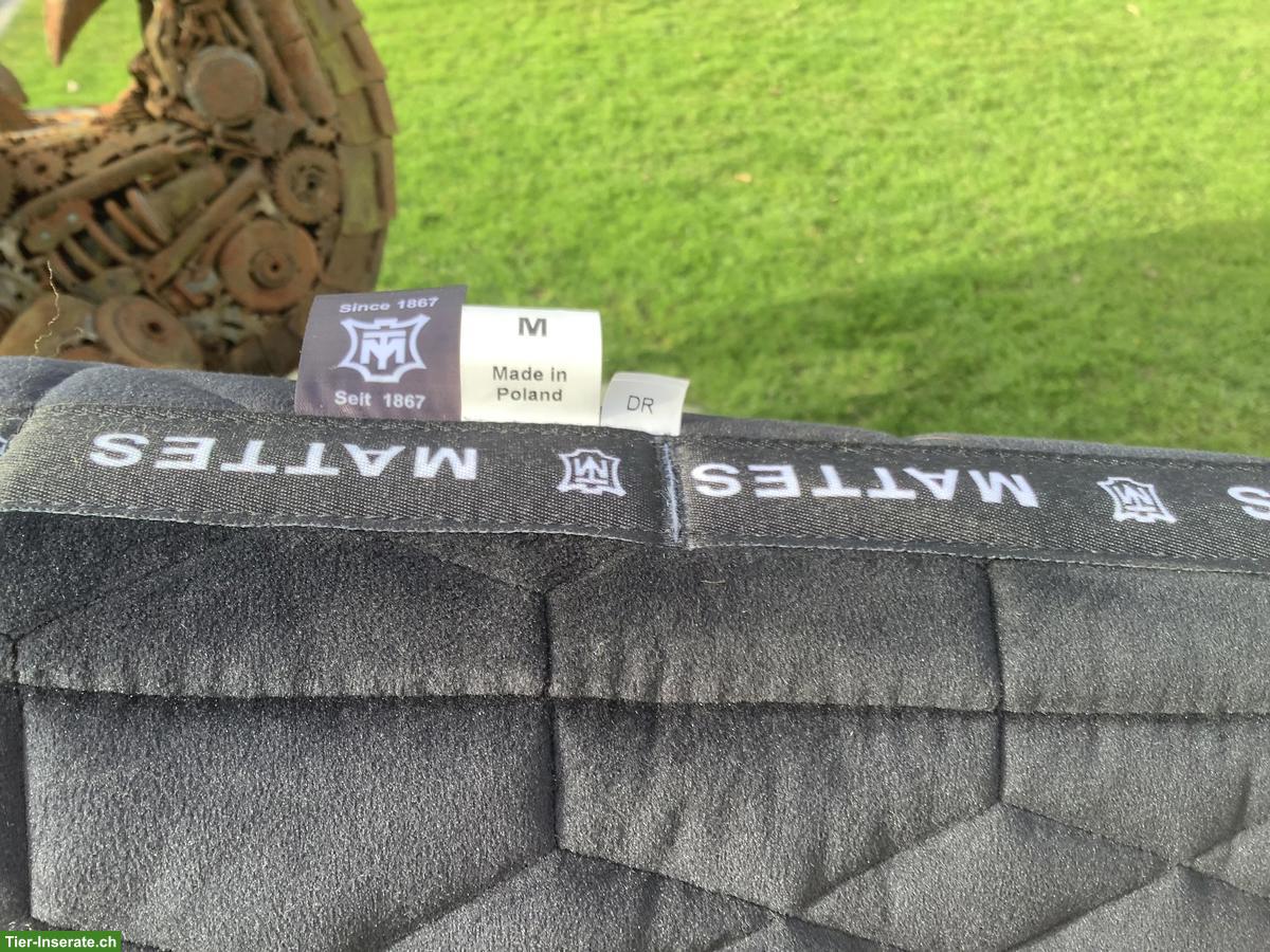 Bild 3: Mattes Sattelkissen Lammfell M, neu