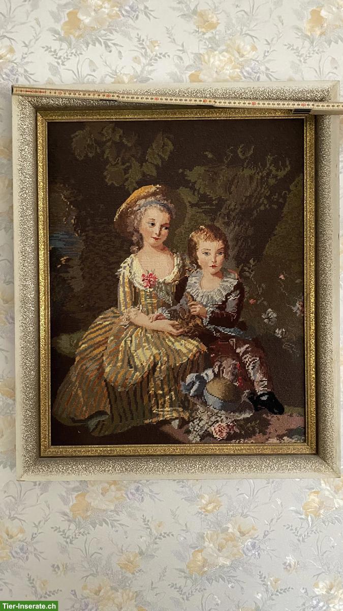 Handgemachte Gobelin Stickerei