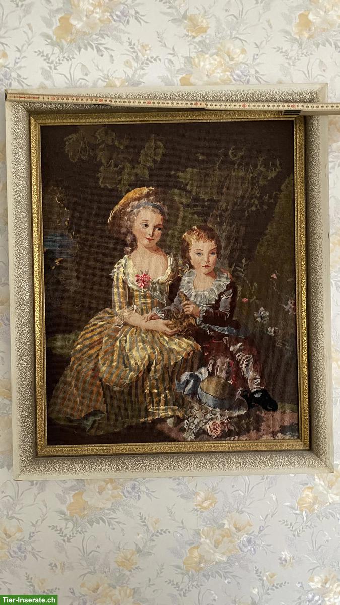 Bild 2: Handgemachte Gobelin Stickerei