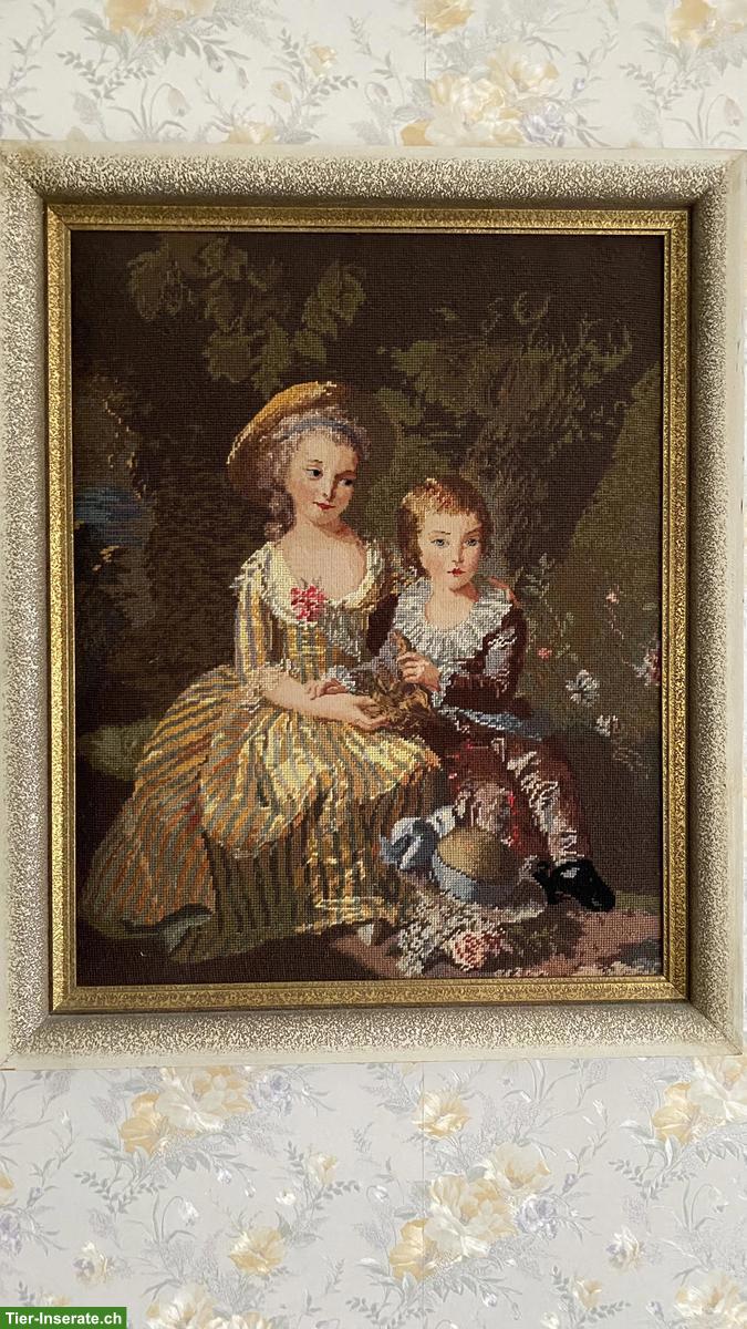 Bild 5: Handgemachte Gobelin Stickerei