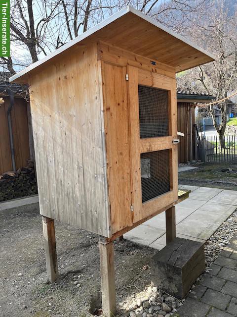 Kaninchenstall, doppelstöckig, zu verkaufen