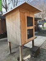 Kaninchenstall, doppelstöckig, zu verkaufen