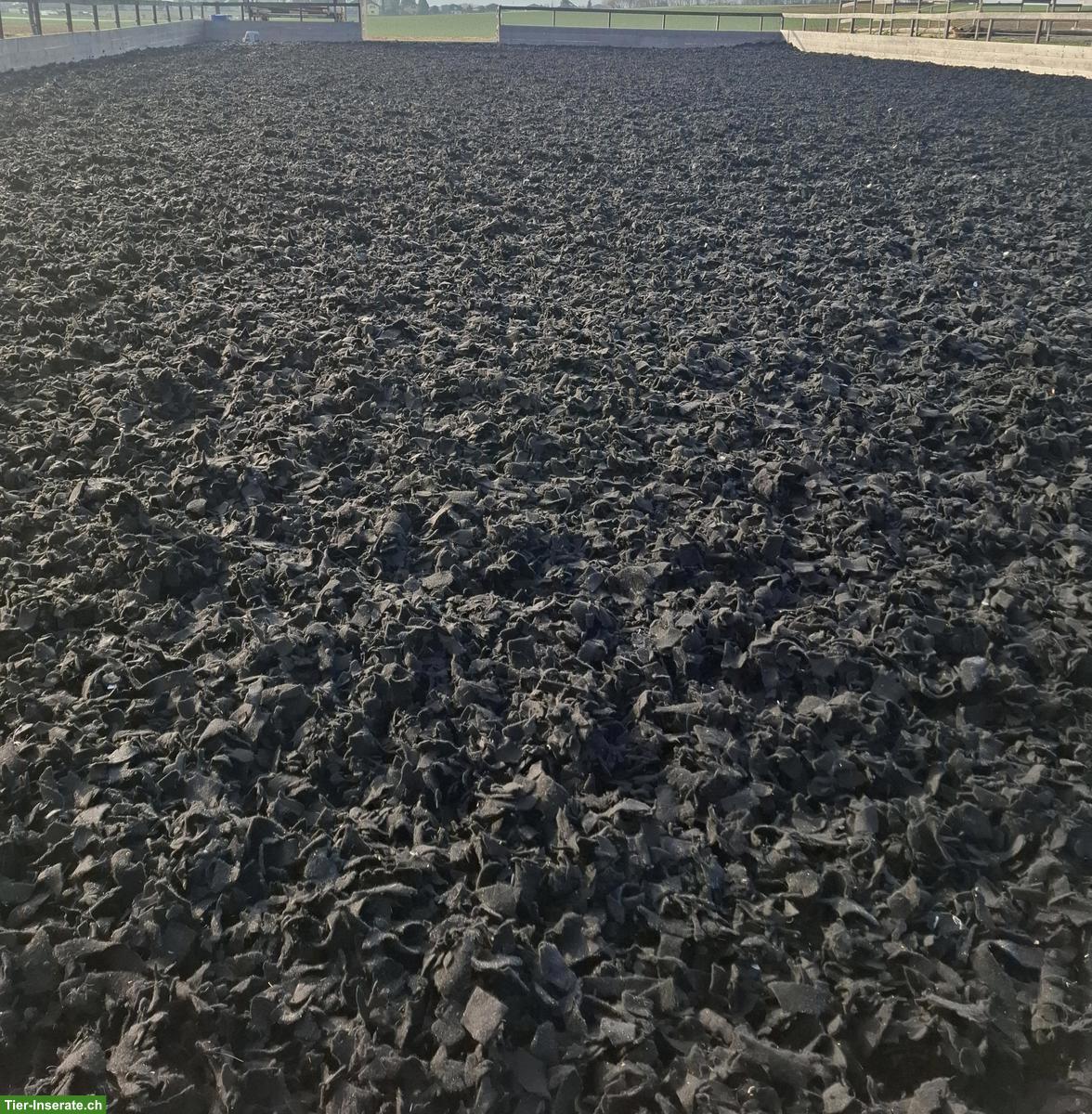 Soft Ground Reitplatzboden, Textilschnitzel für 800m2