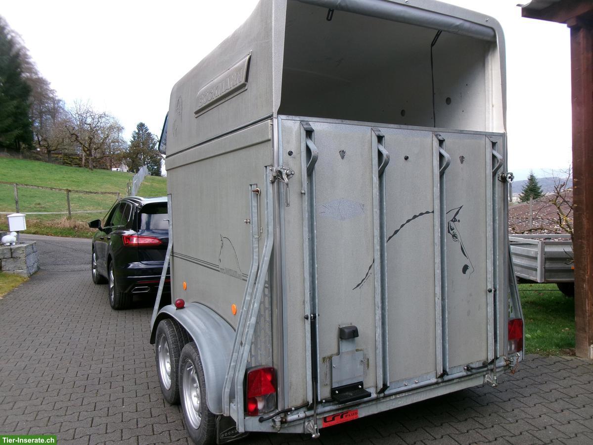 Bild 3: Böckmann Comfort 2er Pferdeanhänger Vollpolyester frisch ab MFK