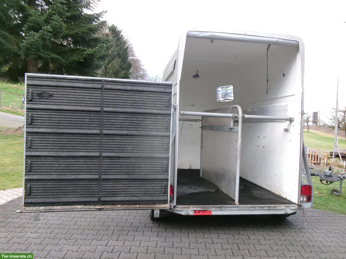 Bild 5: Böckmann Comfort 2er Pferdeanhänger Vollpolyester frisch ab MFK