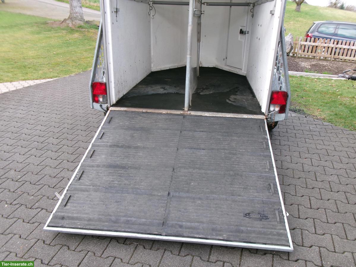 Bild 6: Böckmann Comfort 2er Pferdeanhänger Vollpolyester frisch ab MFK