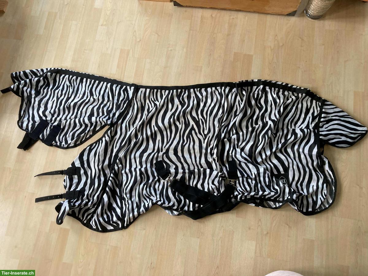 Thermo Master Pferde-Fliegendecke Zebra, 135cm