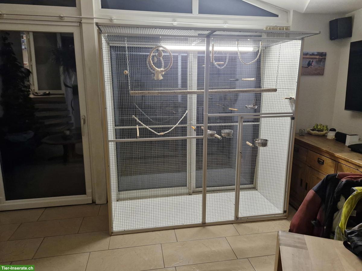 Vogelvoliere zu verkaufen, ideal für Papageien