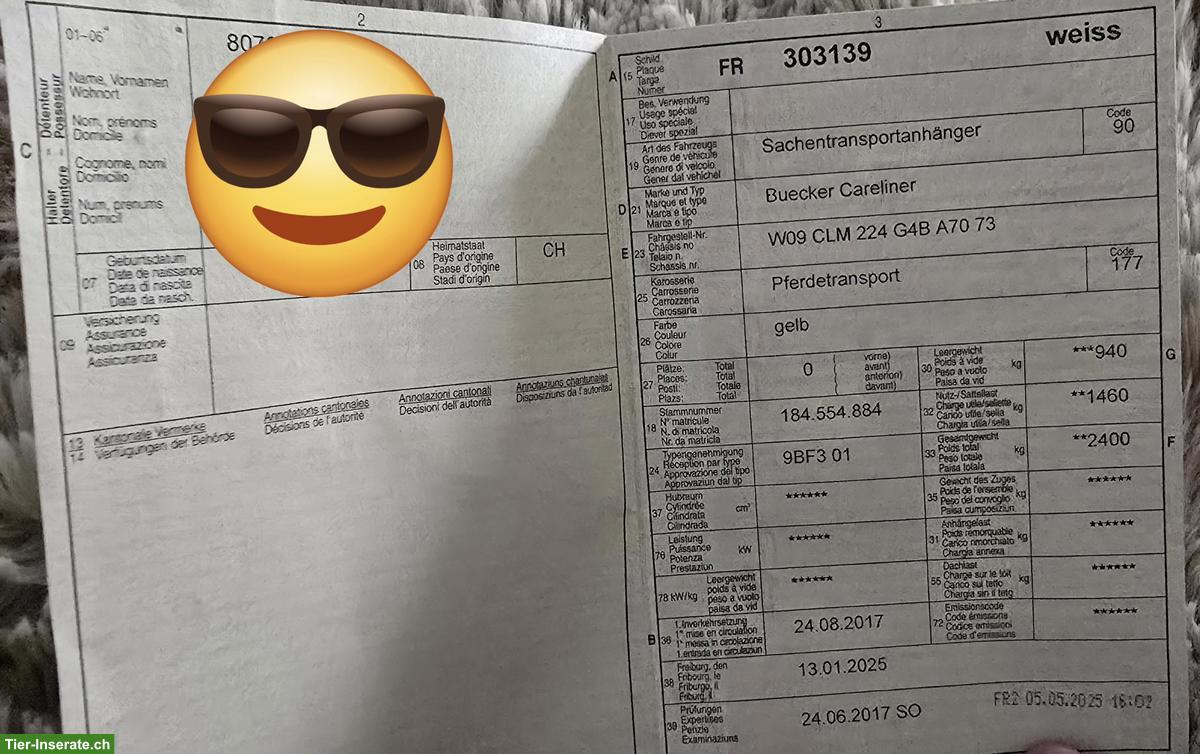 Bild 5: Pferdeanhänger Bücker Careliner mit grosser Sattelkammer