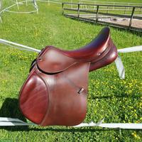 La Belle Springsattel, tobacco genarbt