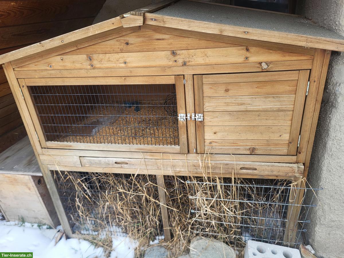 Kaninchenstall gratis abzugeben