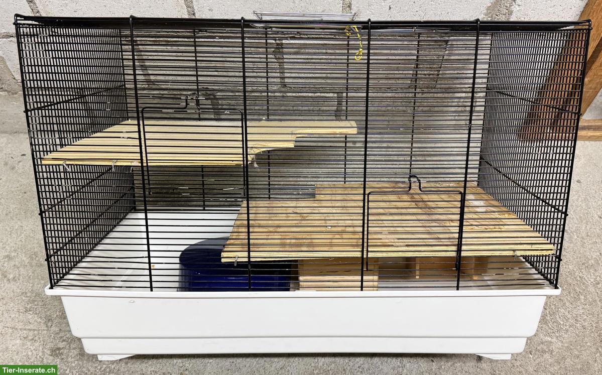 Hamsterkäfig mit Zubehör abzugeben