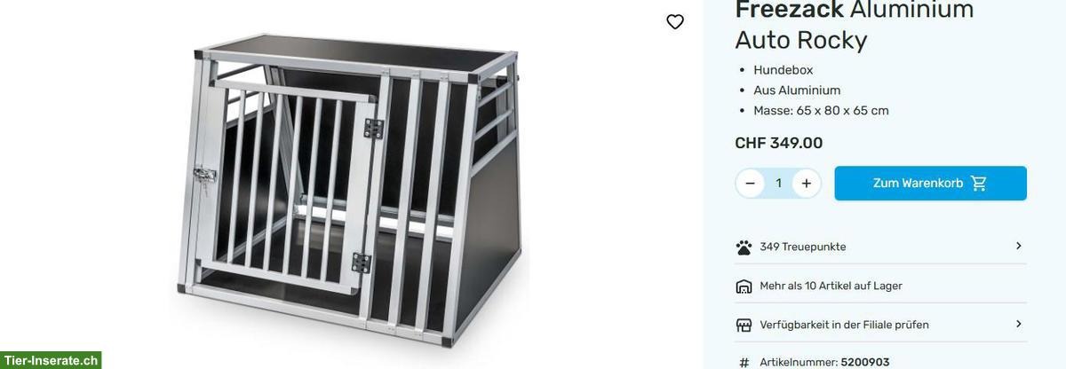 Bild 2: Hundebox Freezack Auto Rocky, fast neu 65*80*65cm