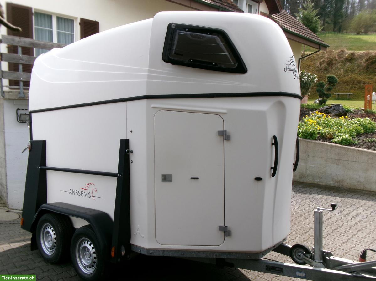 Bild 2: 2er Pferdeanhänger Vollpolyester frisch ab MFK