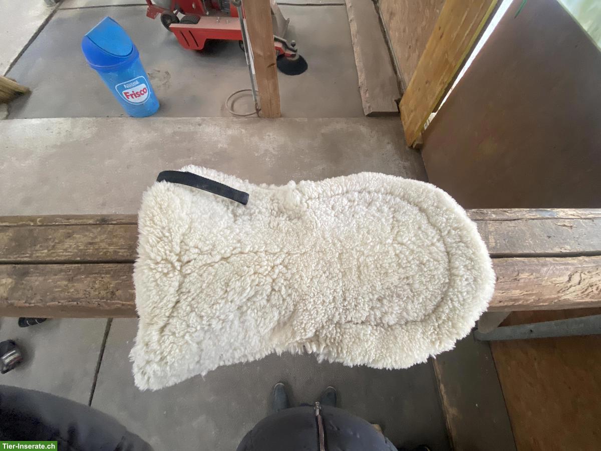 Bild 6: Verkaufe: Mattes Schabracke & Lammfell Sattelunterlage
