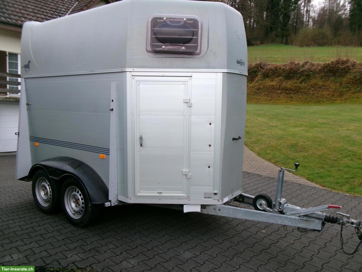 Bild 2: 2er Pferdeanhänger Aluminium frisch ab MFK