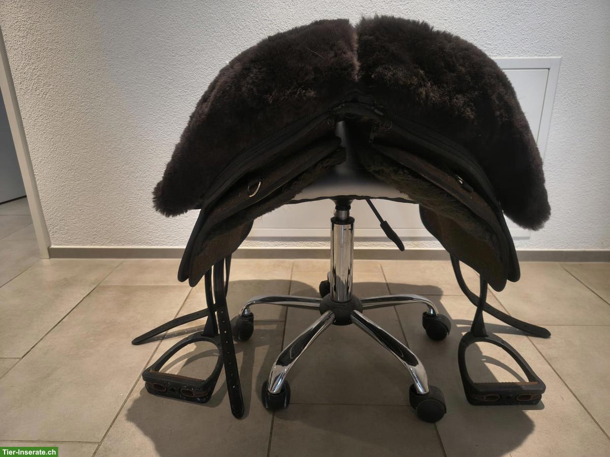 Bild 3: Grandeur Barock Fellsattel, Gr. WB, 60cm, braun