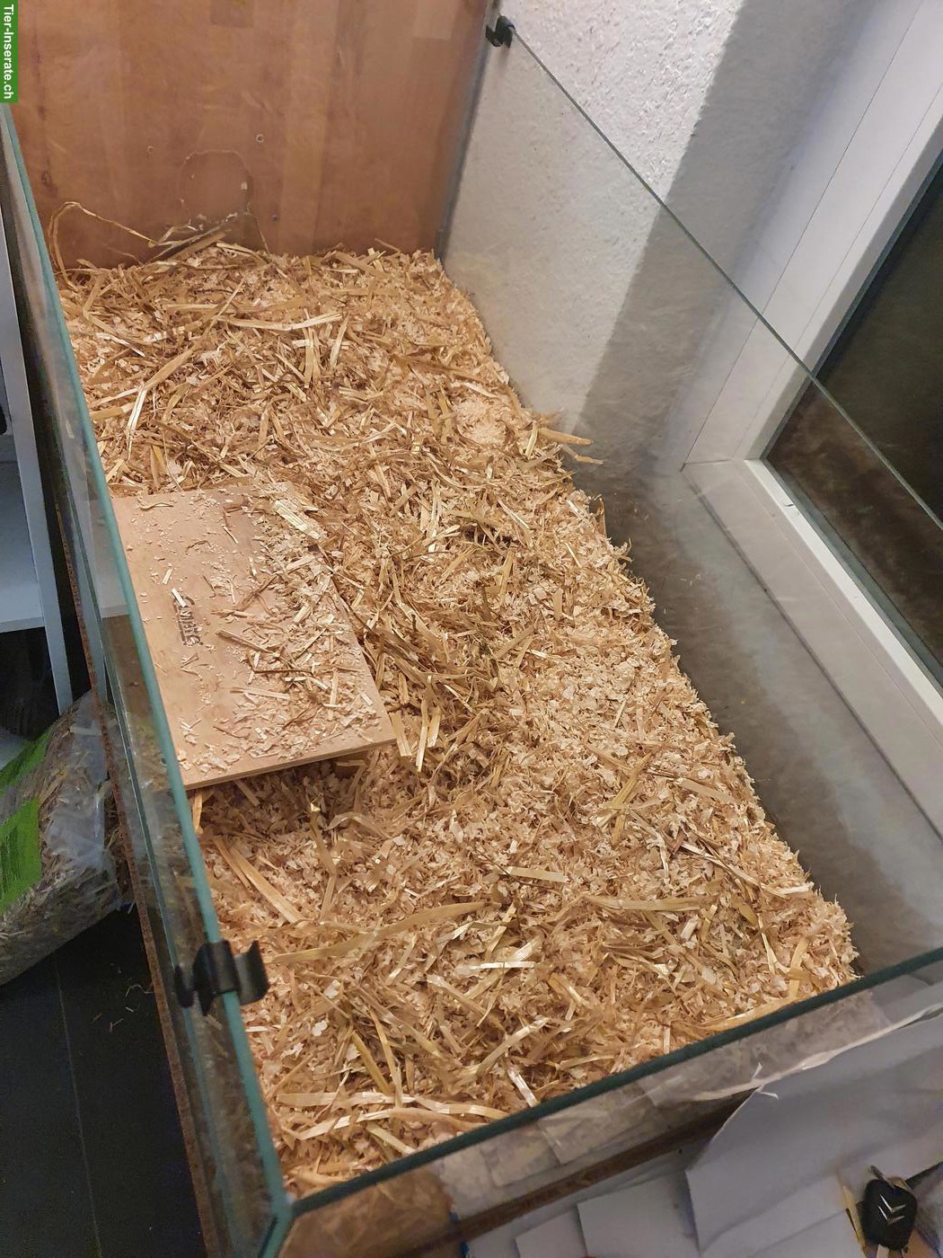 Nagerkäfig / Hamsterkäfig mit Glaswanne und Gitteraufsatz