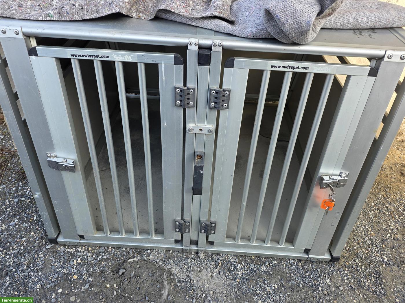 Auto Doppel-Hundebox zu verkaufen