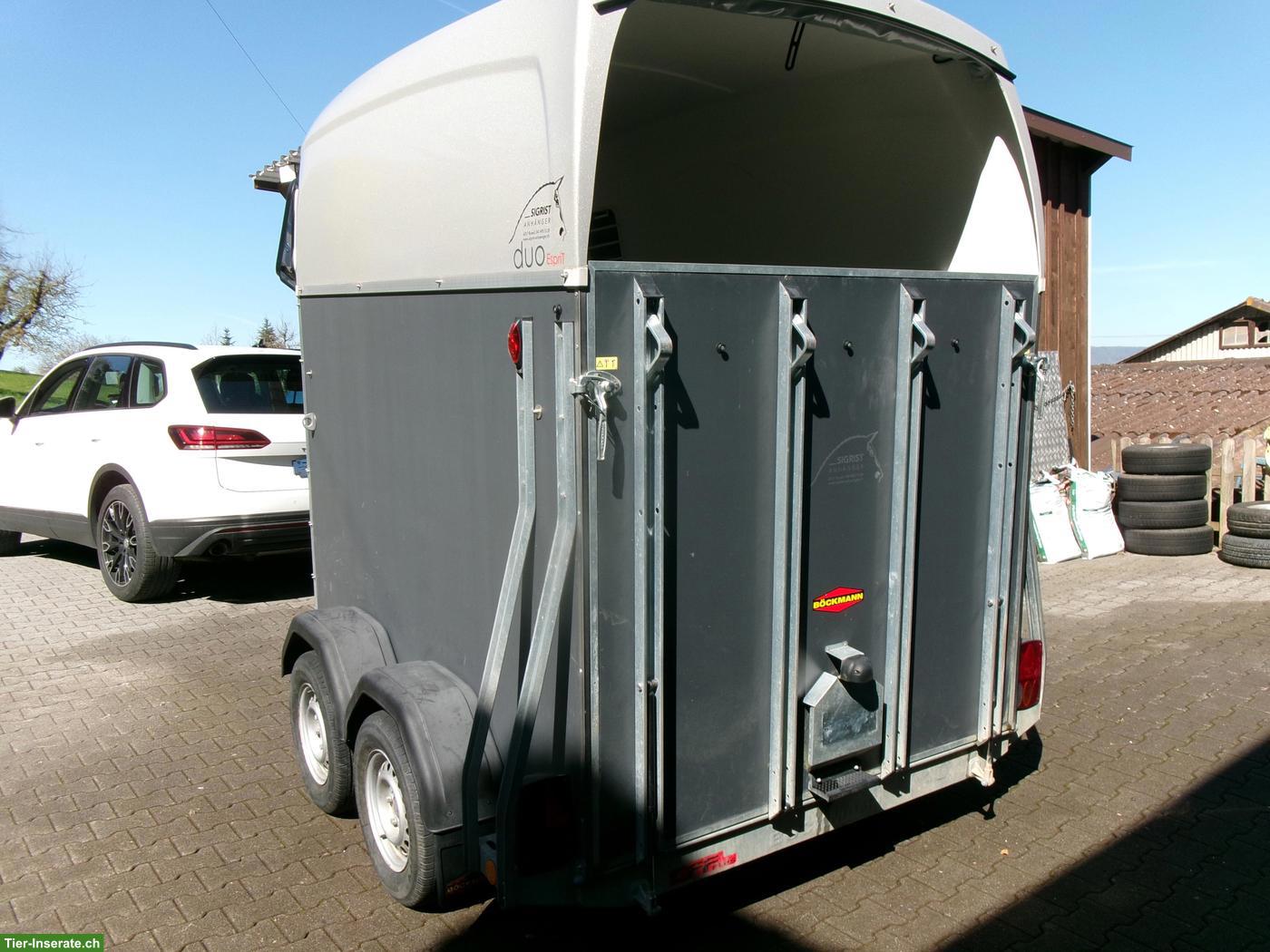 Bild 4: 2er Pferdeanhänger Böckmann frisch ab MFK