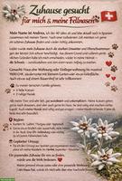 Suche Wohnung oder Haus im SG, Thurgau, Appenzell