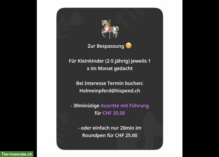 Kinder-Bespassung | Geführte Ausritte 1x im Monat...