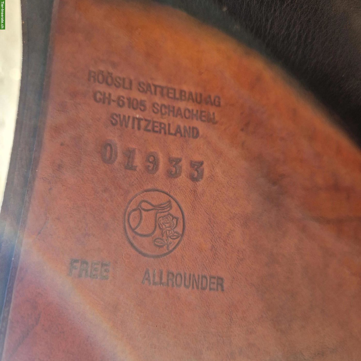 Bild 3: Fredy Röösli Sattel zu verkaufen