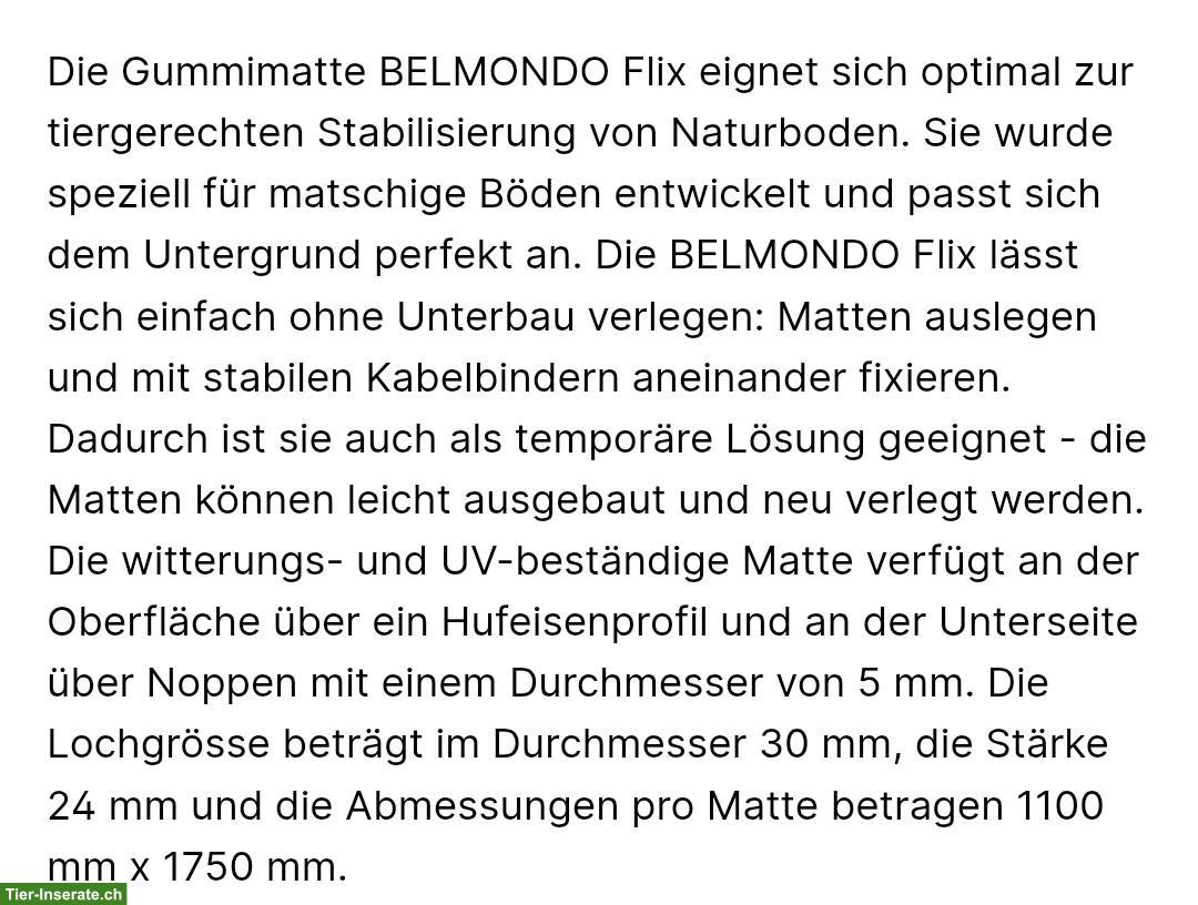 Bild 4: Belmondo Gummimatten Flix / Lomax, 5 Stück zu verkaufen
